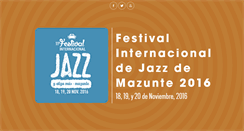 Desktop Screenshot of mazuntejazz.com